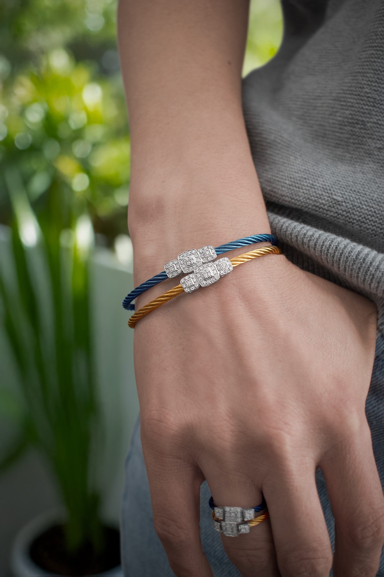 ALOR Triple Cushion Station Bracelet