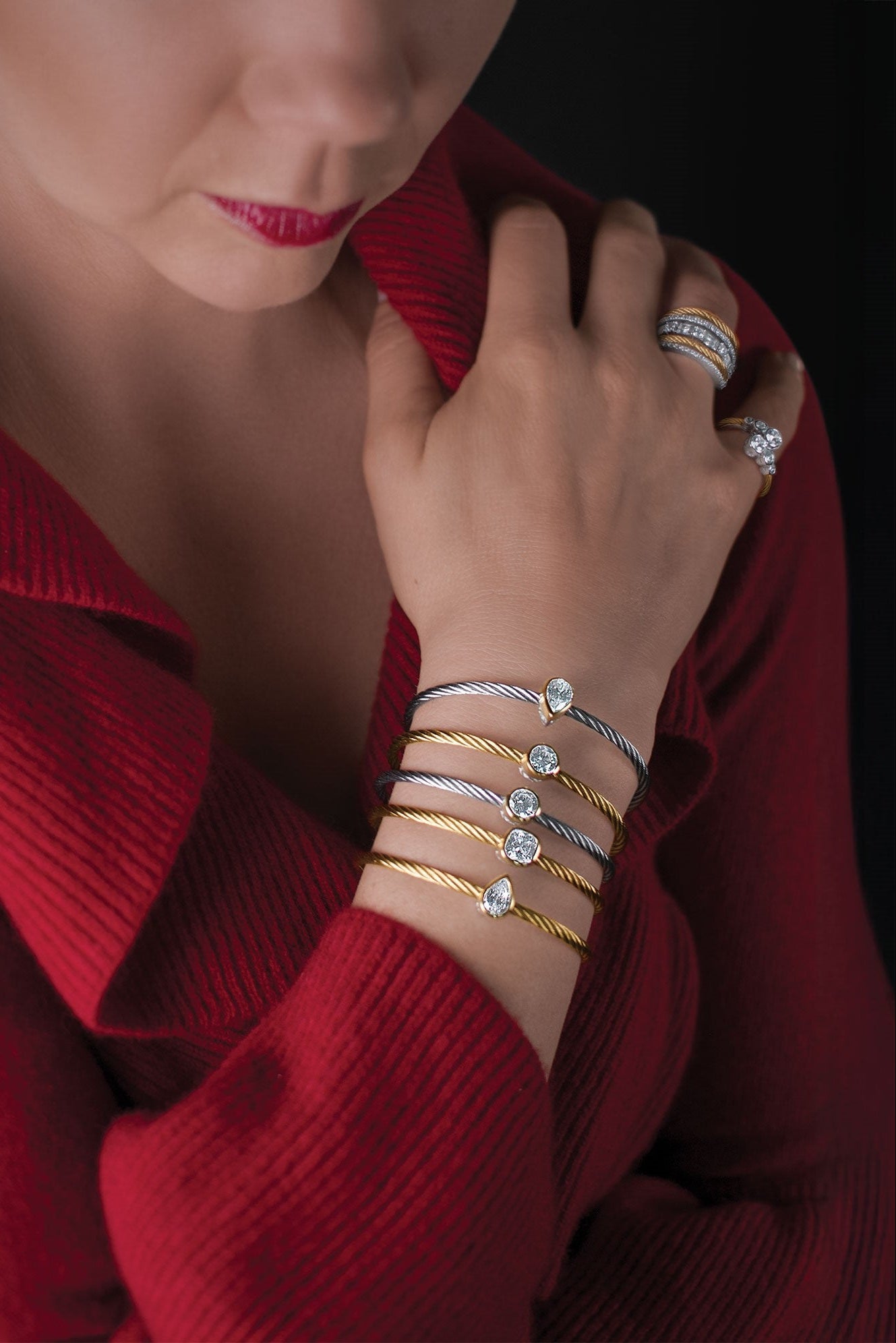 ALOR Day Diamonds 3mm Round Bracelet