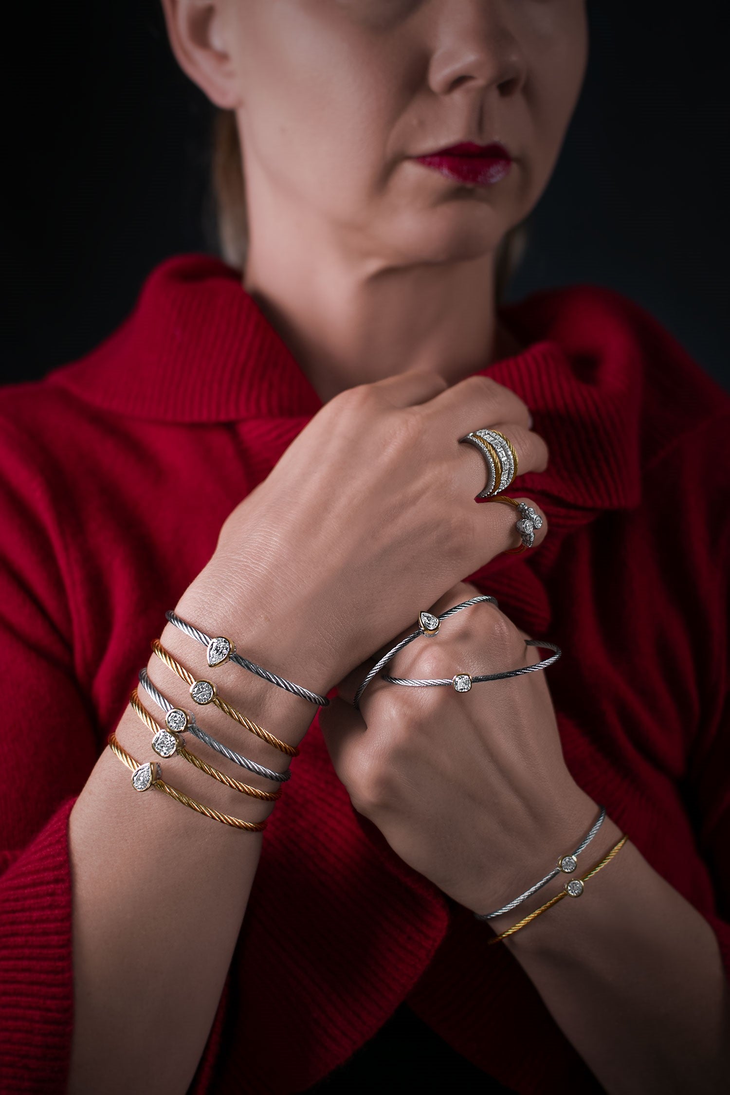 ALOR Day Diamonds 3mm Cushion Bracelet