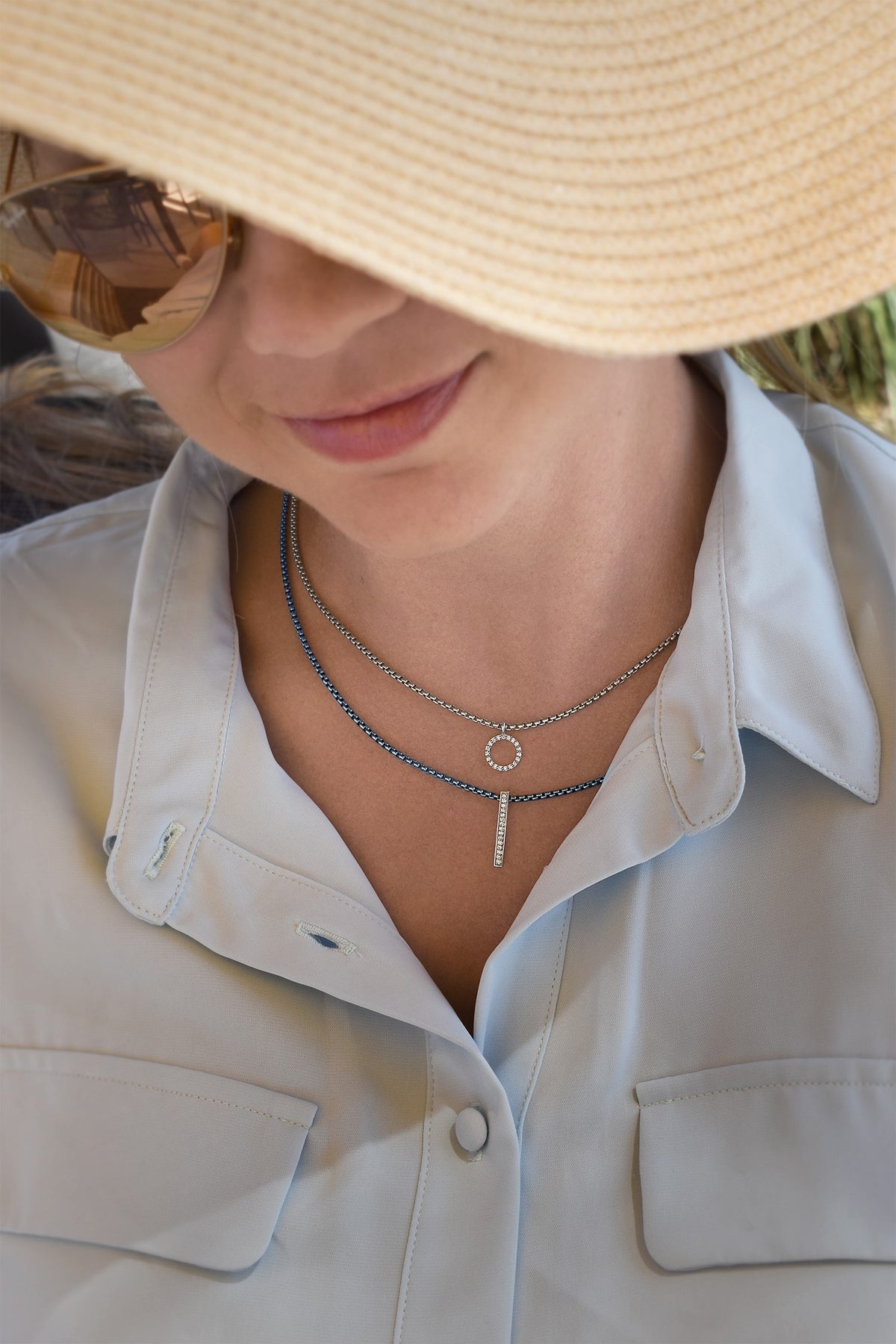 ALOR Double Layered Necklace