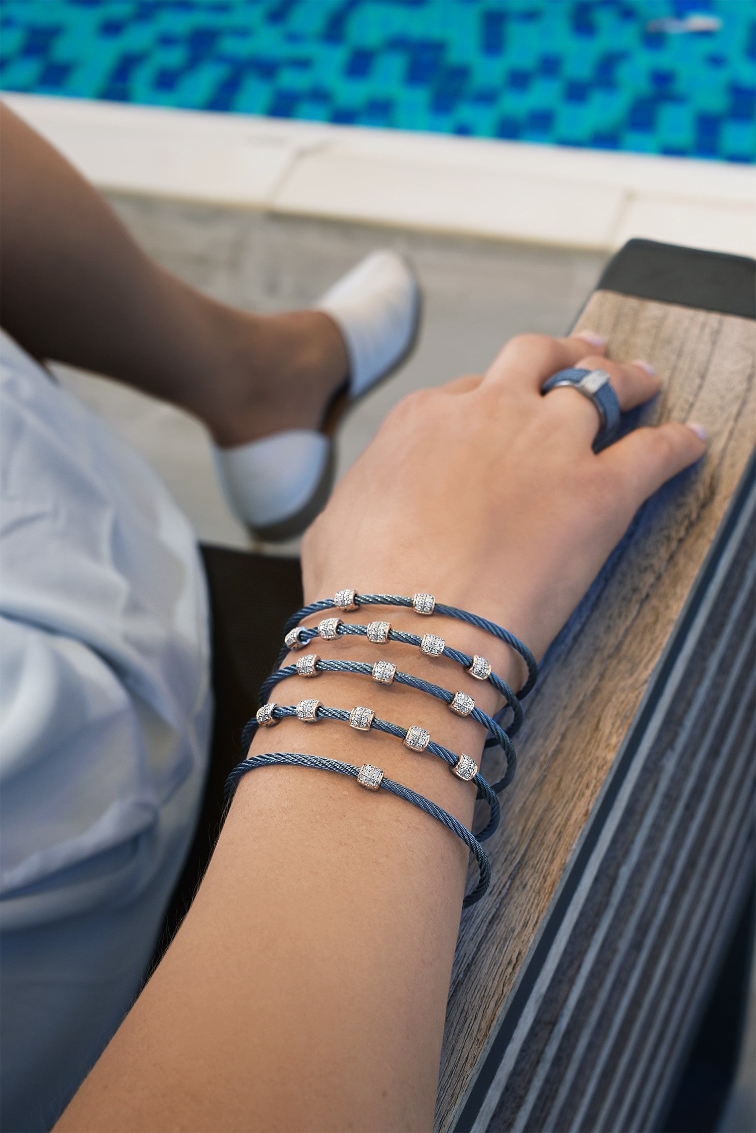 ALOR Multi Barrel Stackable Bracelet