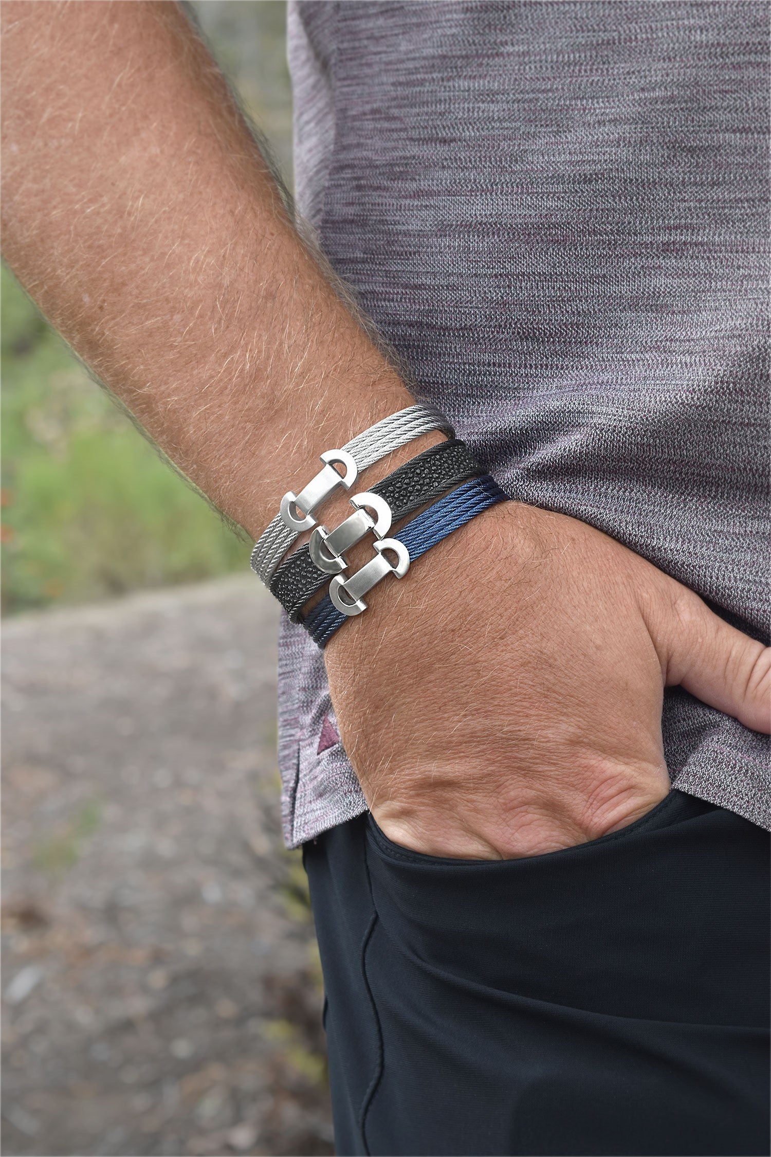 ALOR Men's ID Bracelet