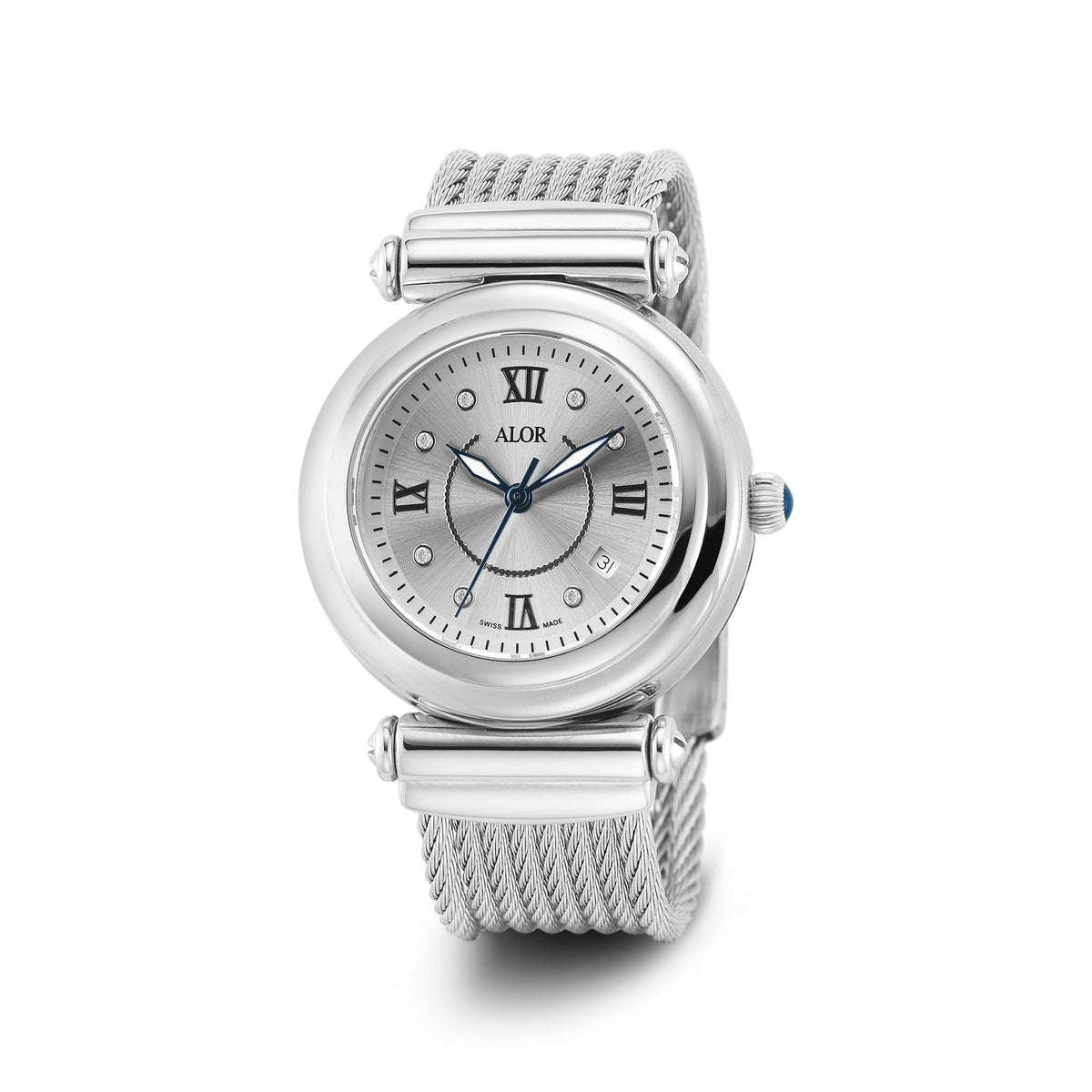 ALOR Cable Diamond Watch