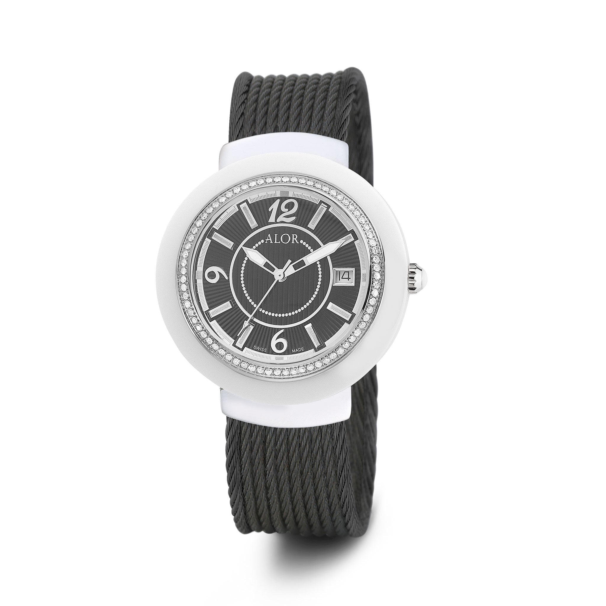 ALOR Cable Diamond Watch