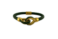 Larme Braided Leather Bangle