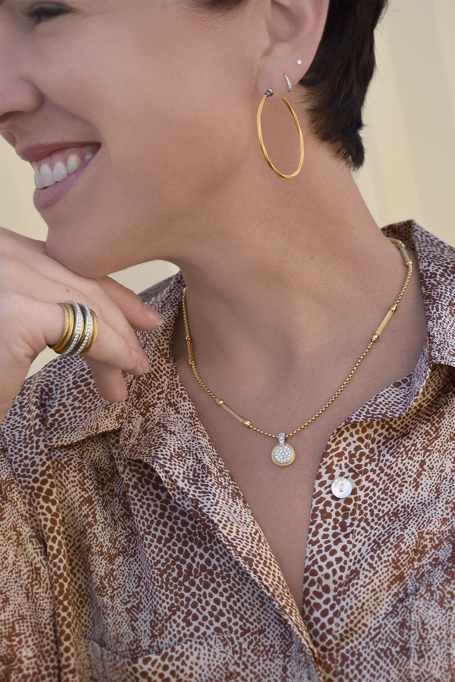 ALOR Scattered Necklace