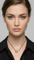 ALOR Interlocking Circle Necklace