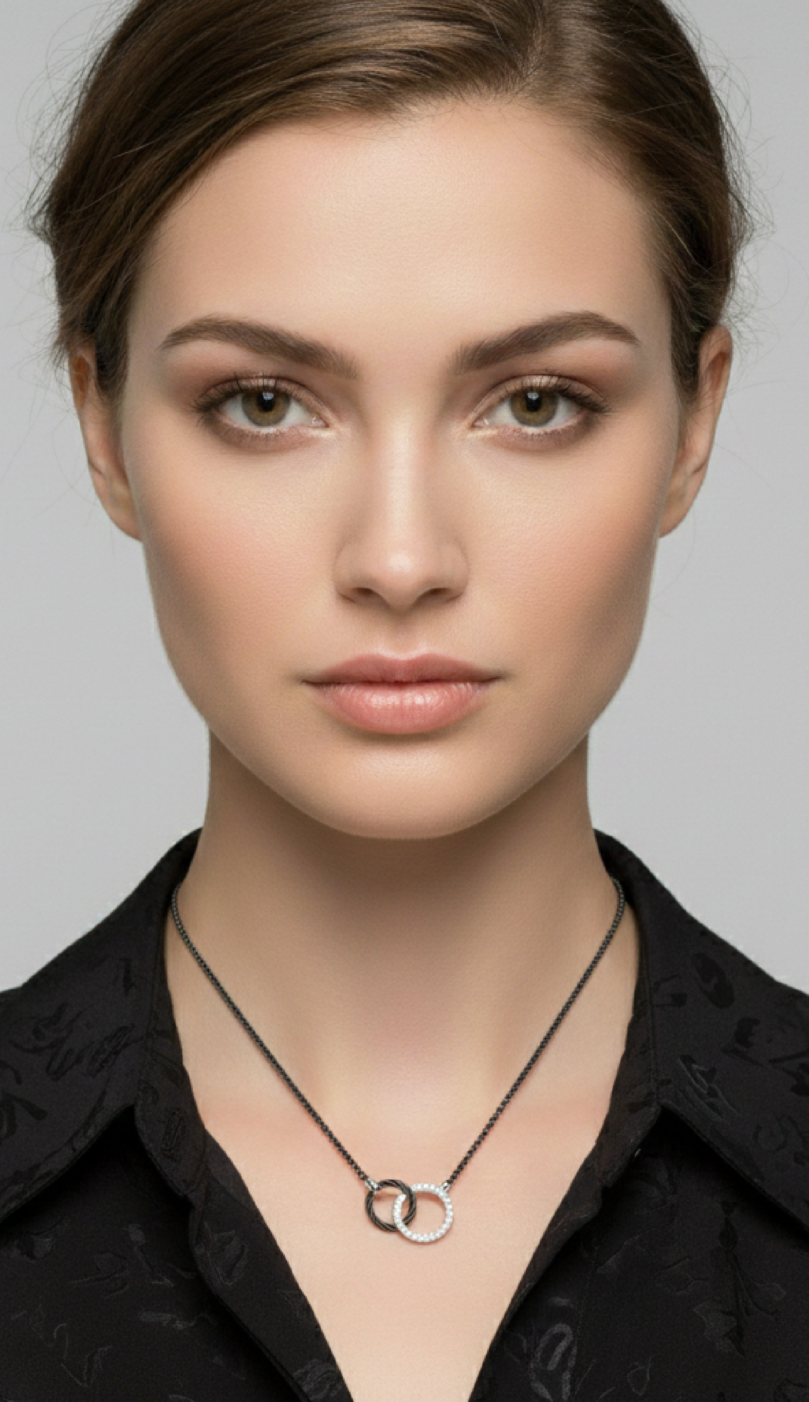 ALOR Interlocking Circle Necklace