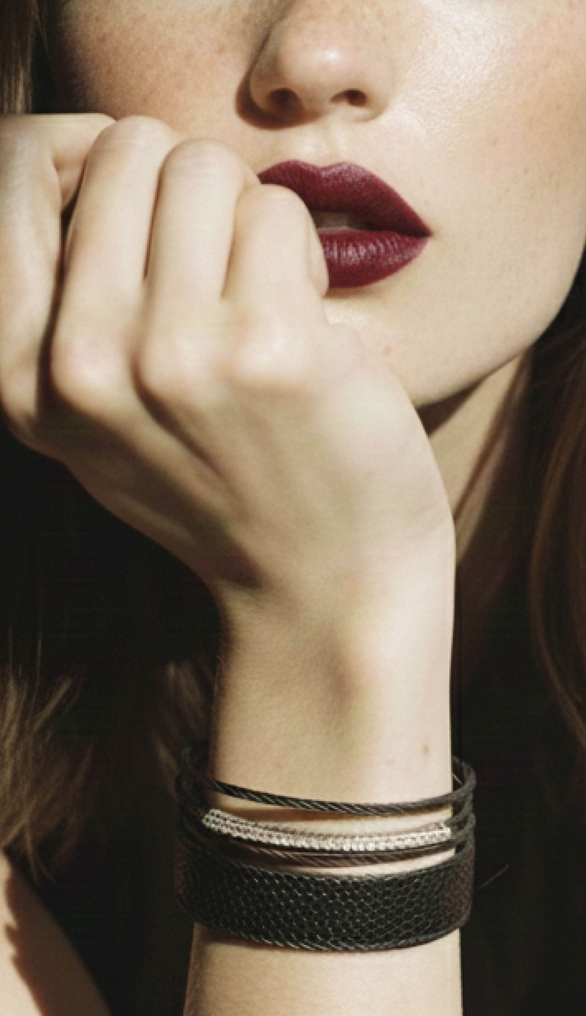 ALOR Multi Strand Cuff Bangle