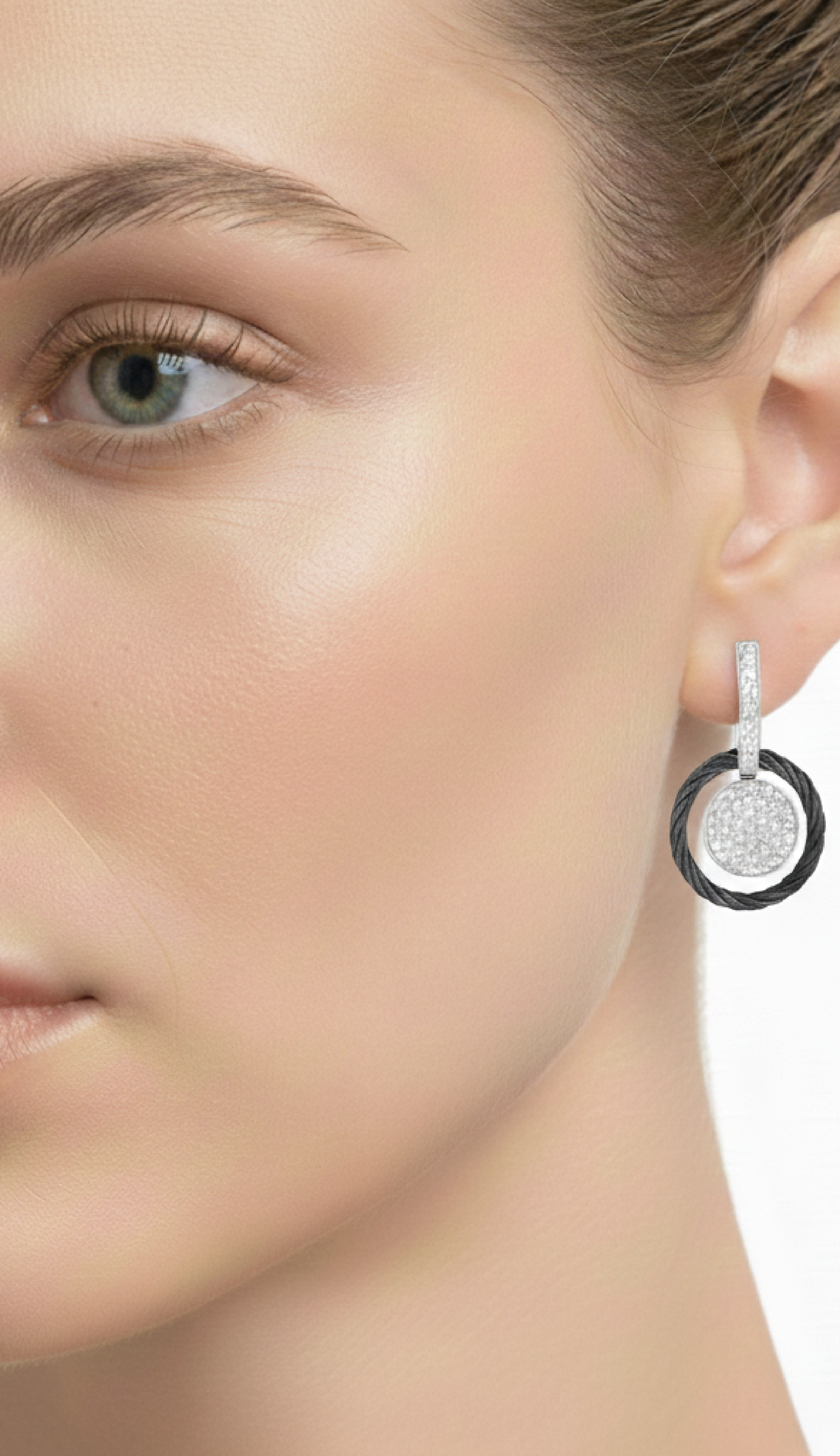 ALOR Disc Drop Earrings