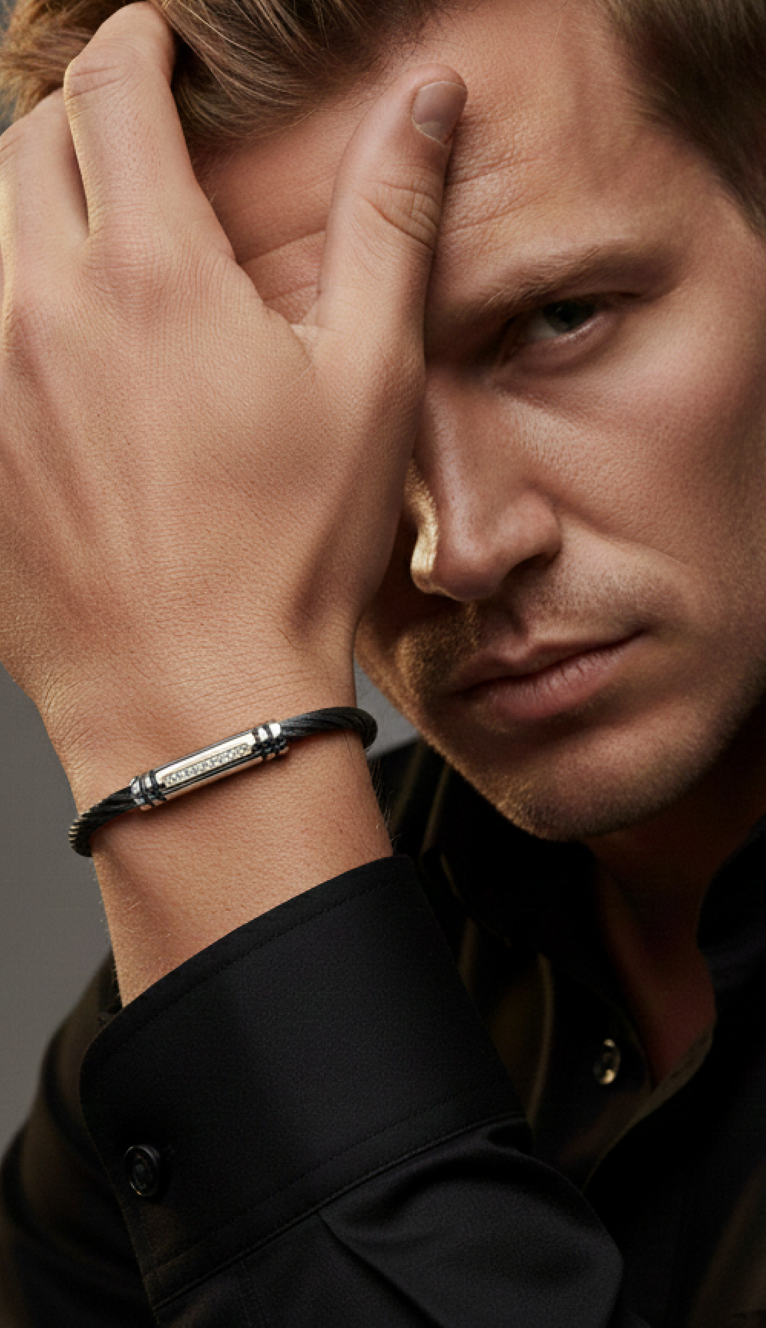 ALOR Men's Bar Diamond Bracelet