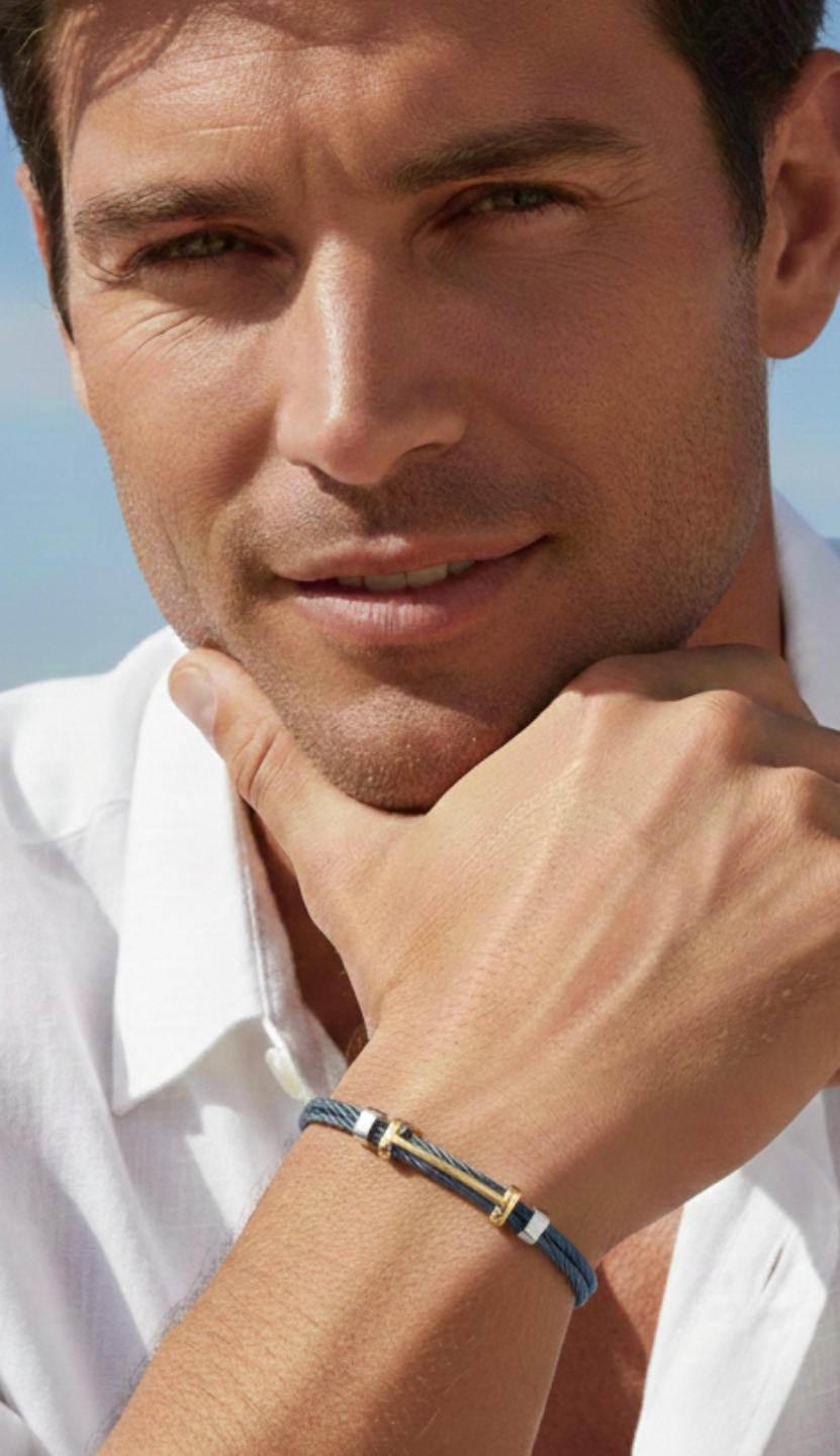 ALOR Men's Multi Bar Bracelet