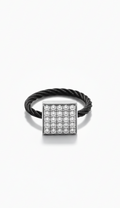 ALOR Square Disc Ring