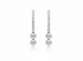 ALOR DAY DIAMOND DOUBLE DROP LAB GROWN EARRINGS