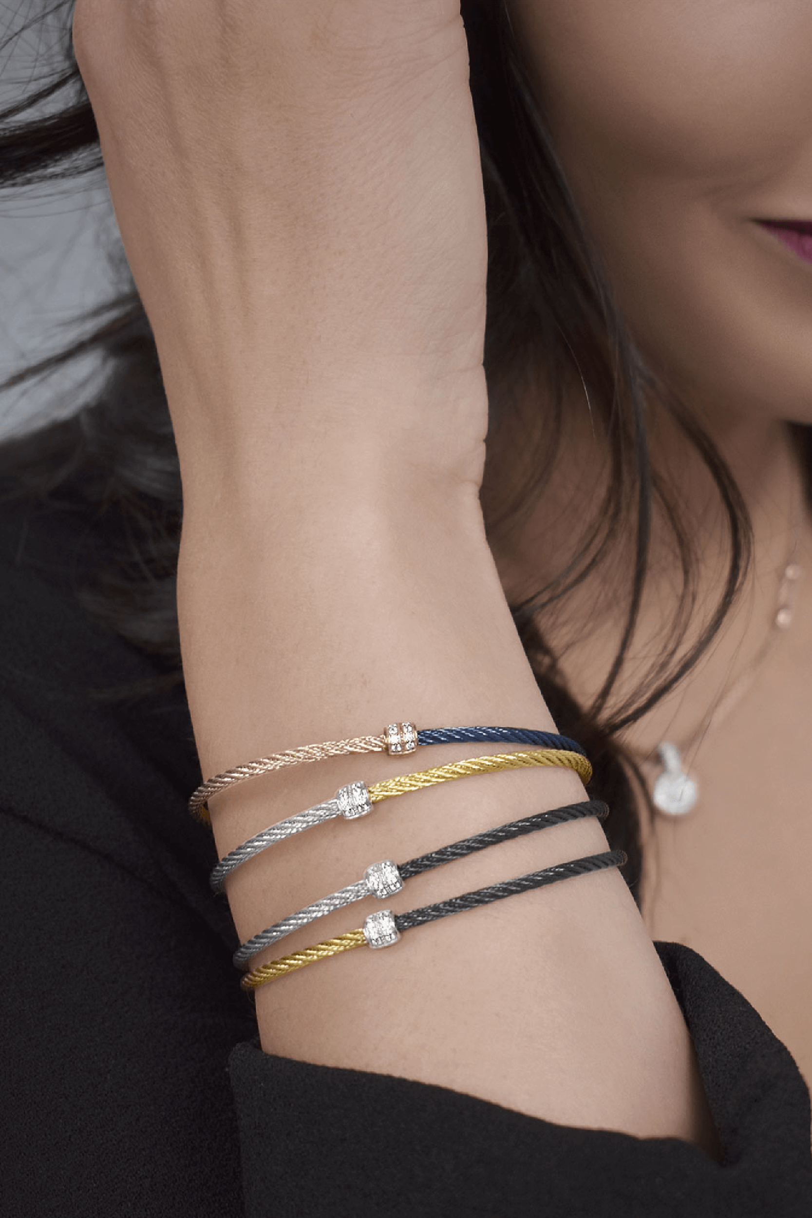 ALOR Single Barrel Stackable Bracelet