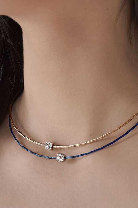 ALOR Micro Cable Station Necklace