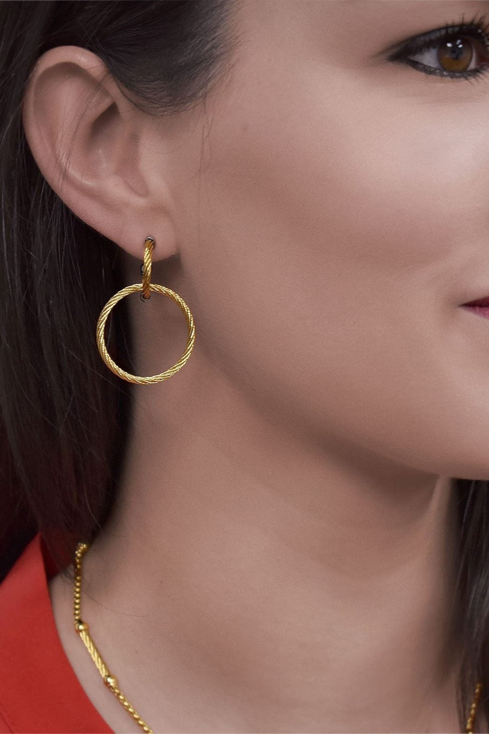 ALOR Petite Double Drop Earrings