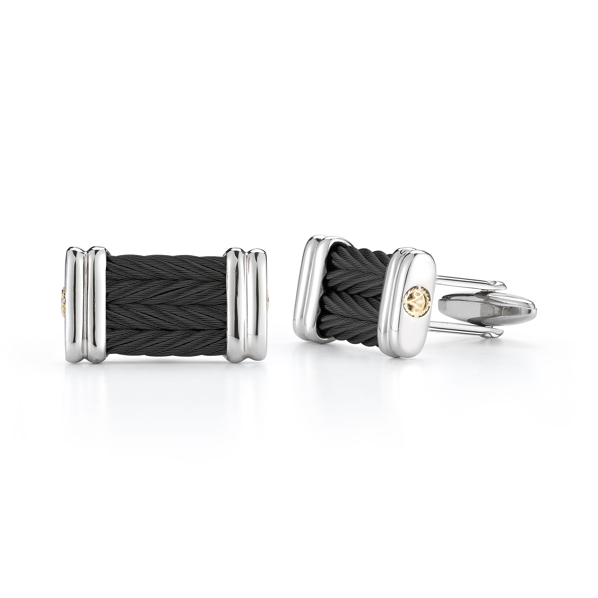 ALOR Men's Large Signature Cufflinks