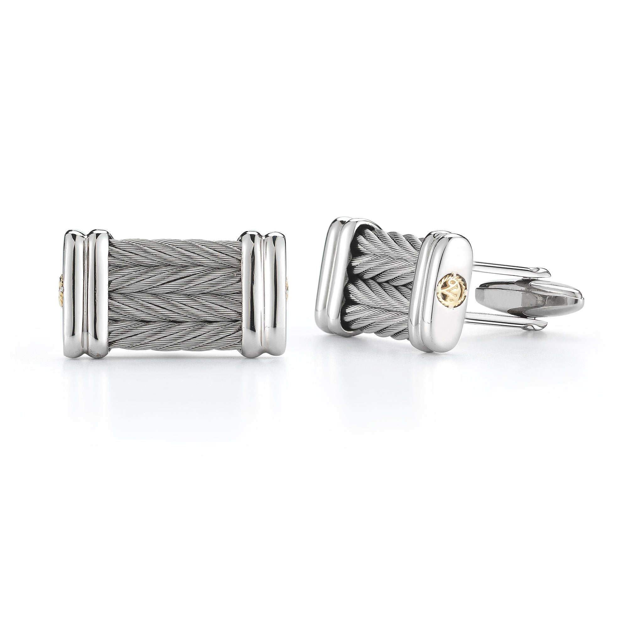 ALOR Men's Large Signature Cufflinks