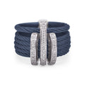 ALOR Triple Arch Over Twist Ring