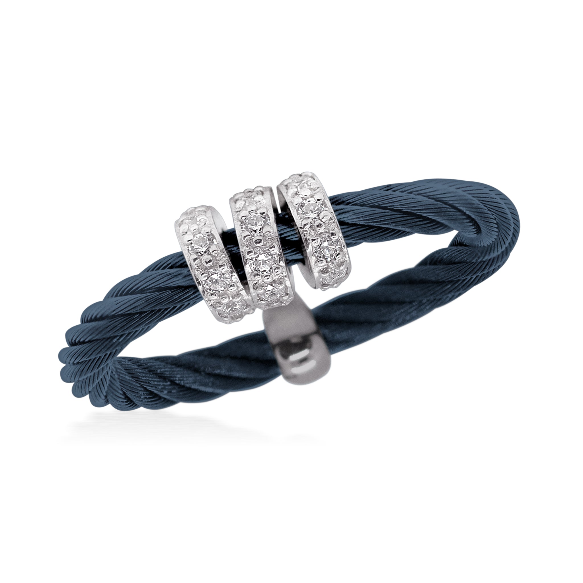 ALOR Single Halo Band Ring