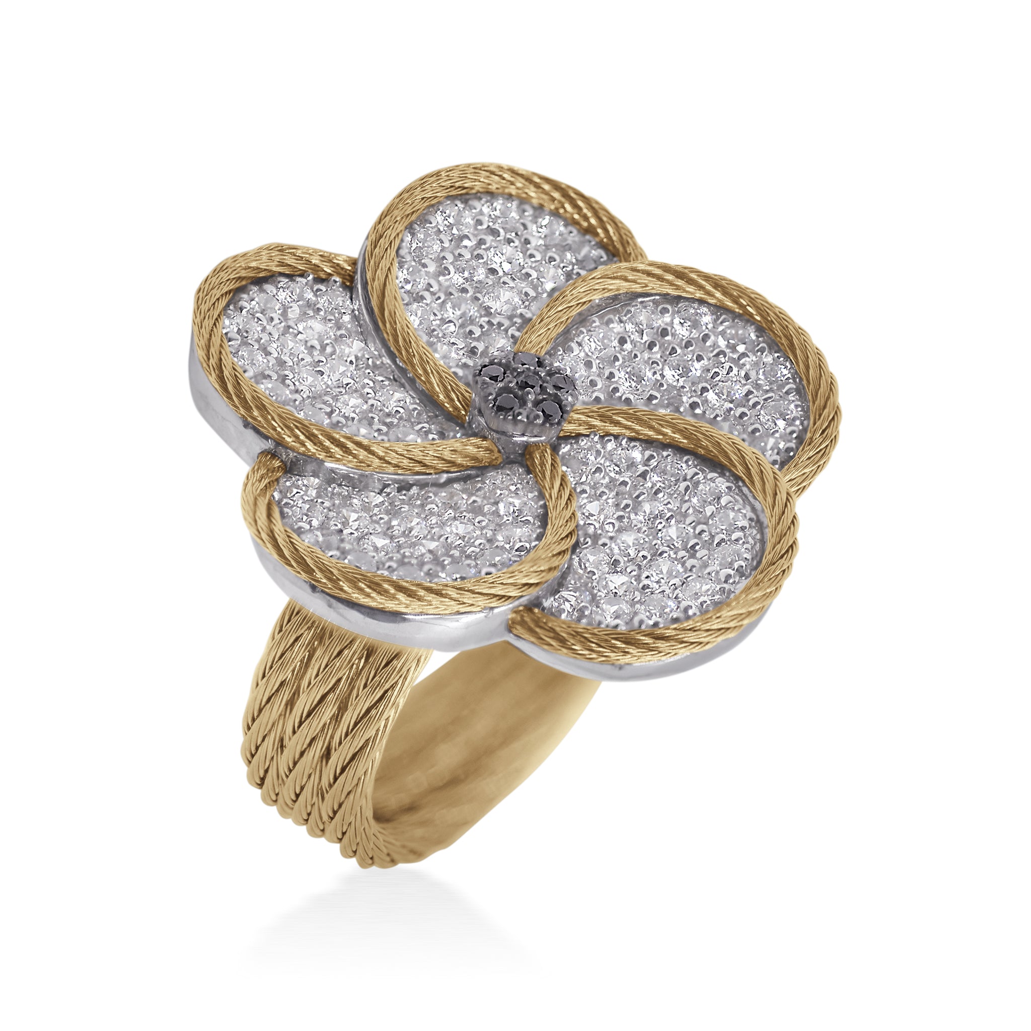 ALOR Forget-Me-Not Flower Ring