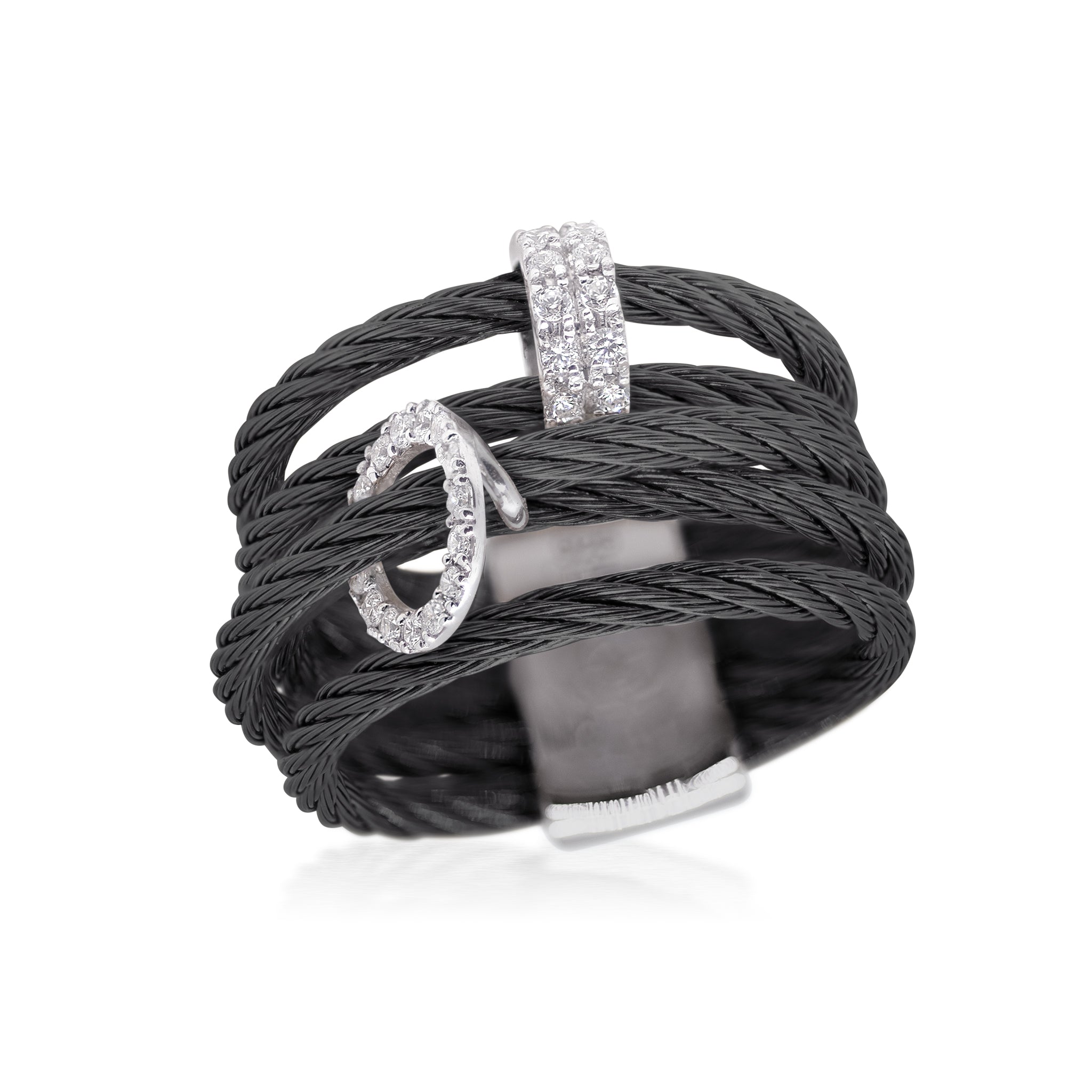 ALOR Halo Circle Wide Band Ring