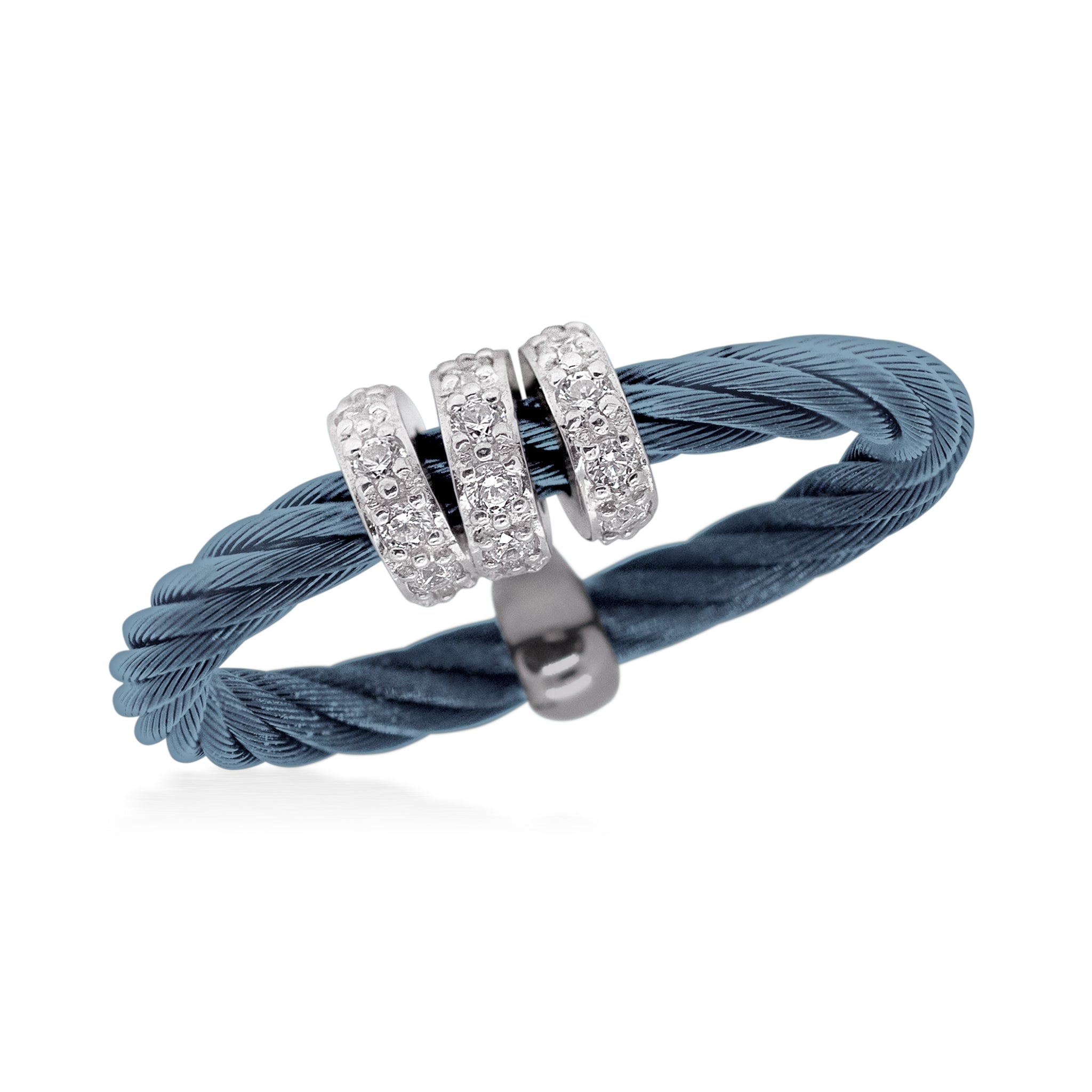 ALOR Single Halo Band Ring