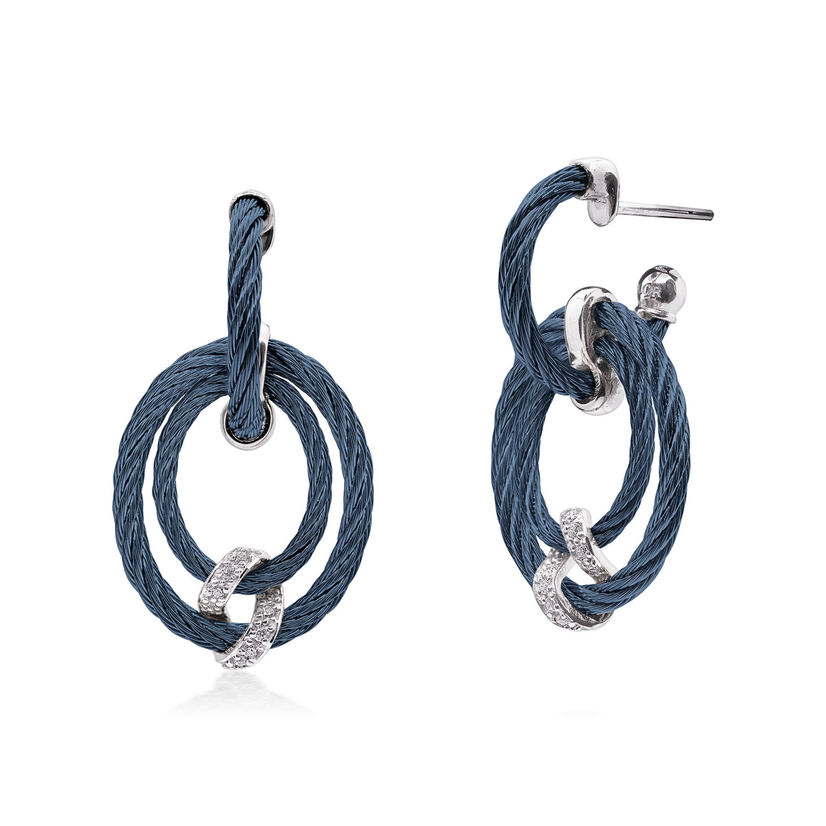 ALOR Wrap Halo Drop Earrings