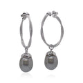 ALOR South Sea Pearl Hoop Earrings