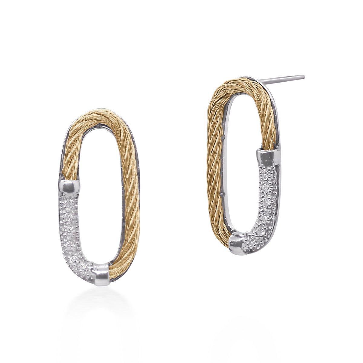 ALOR Cable Clip Stud Earrings