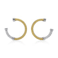 ALOR 3/4 Circle Earrings