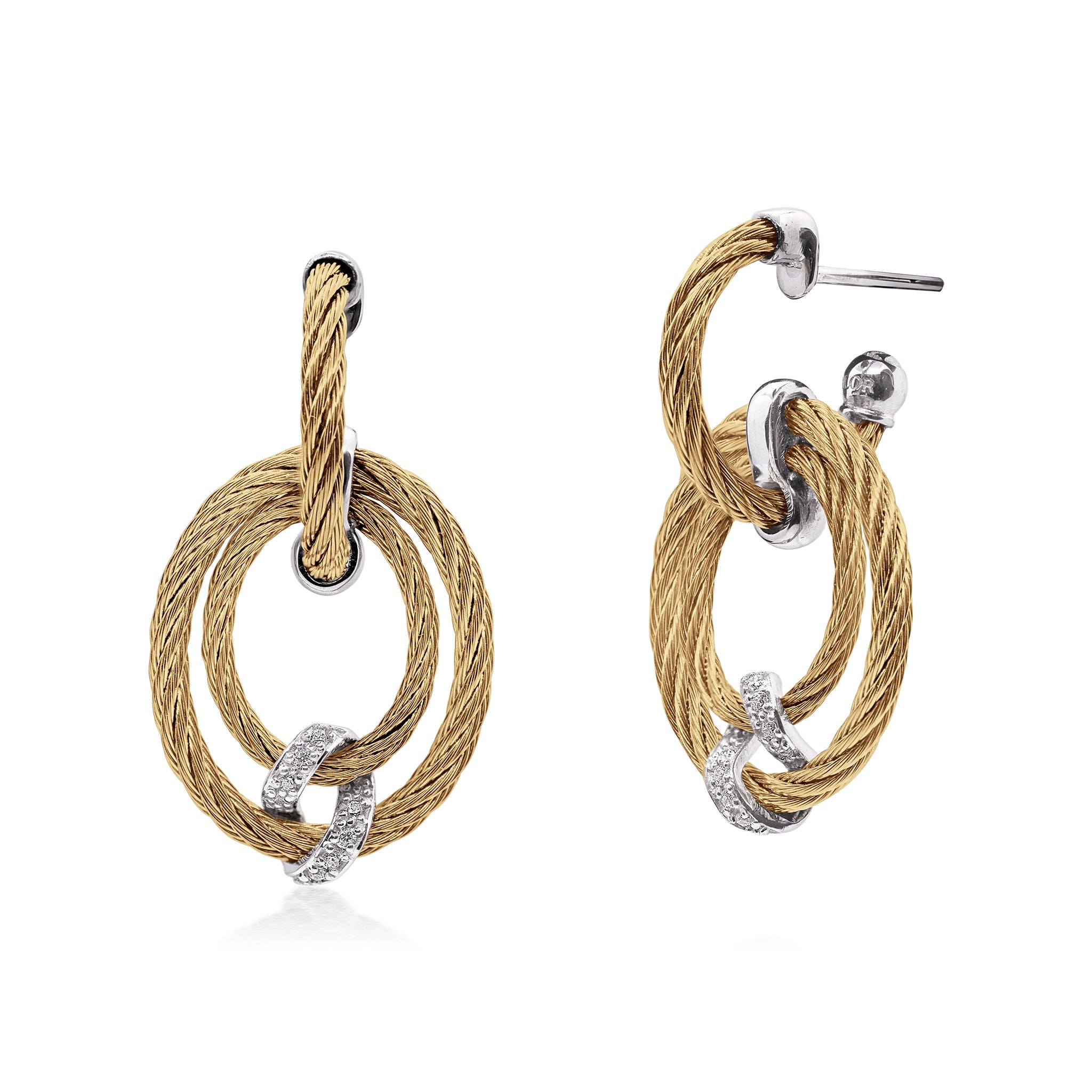 ALOR Wrap Halo Drop Earrings
