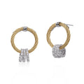 ALOR Halo Drop Earrings