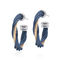 ALOR Petite Modern Twist 3/4" Hoop Earrings