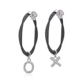 ALOR Expressions of Love XO Earrings