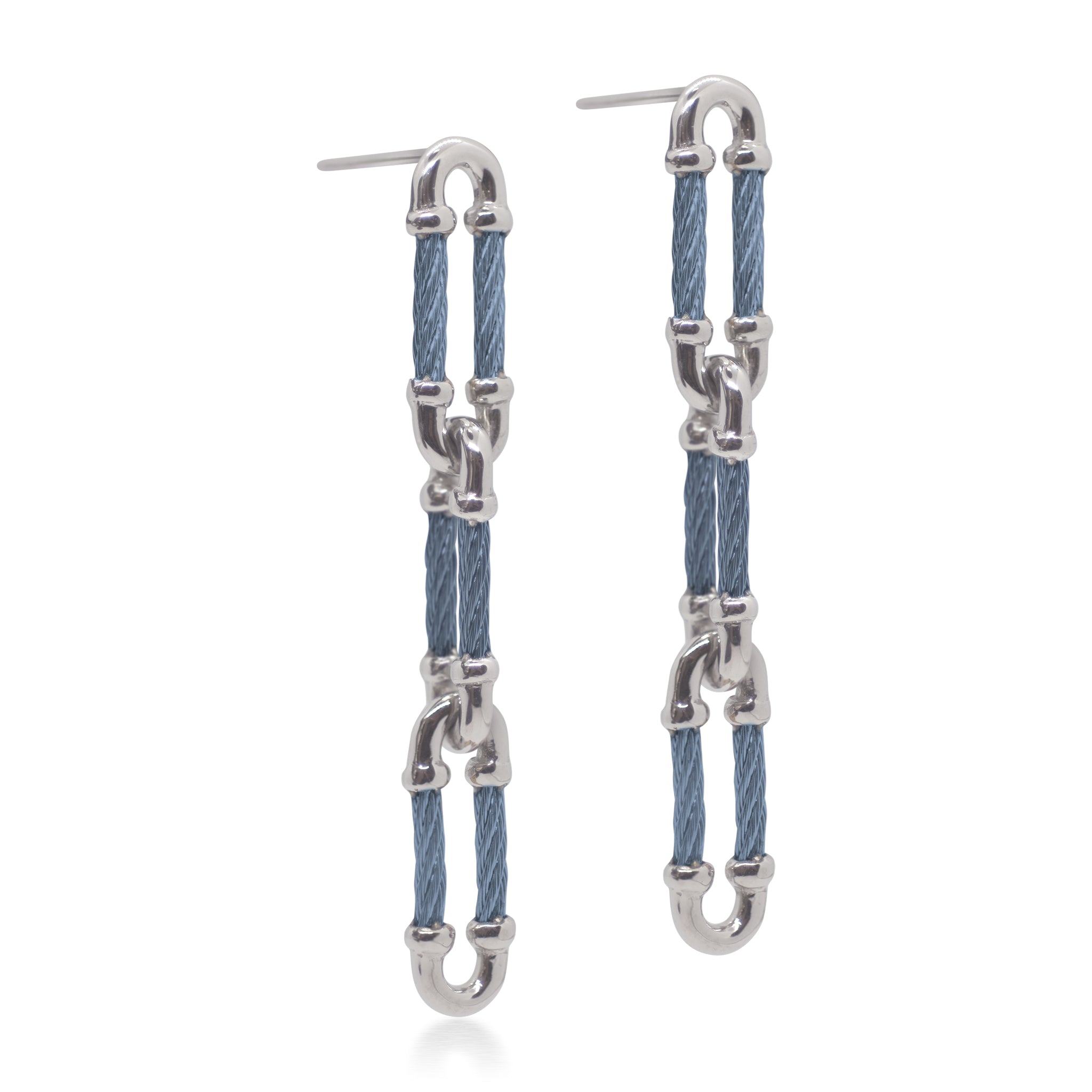 ALOR Cable Clip Drop Earrings