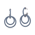 ALOR Petite Triple Drop Hoop Earrings