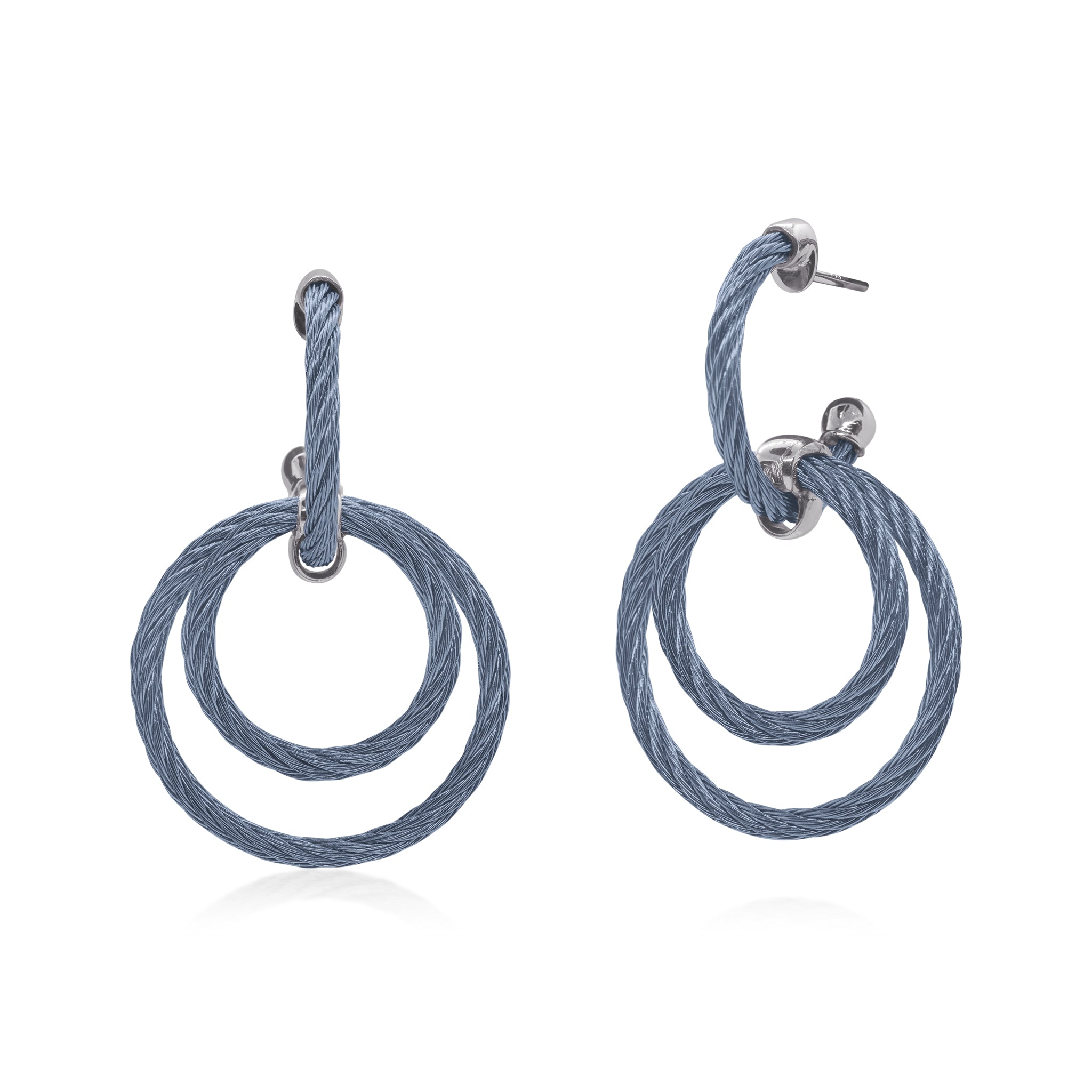 ALOR Petite Triple Drop Hoop Earrings