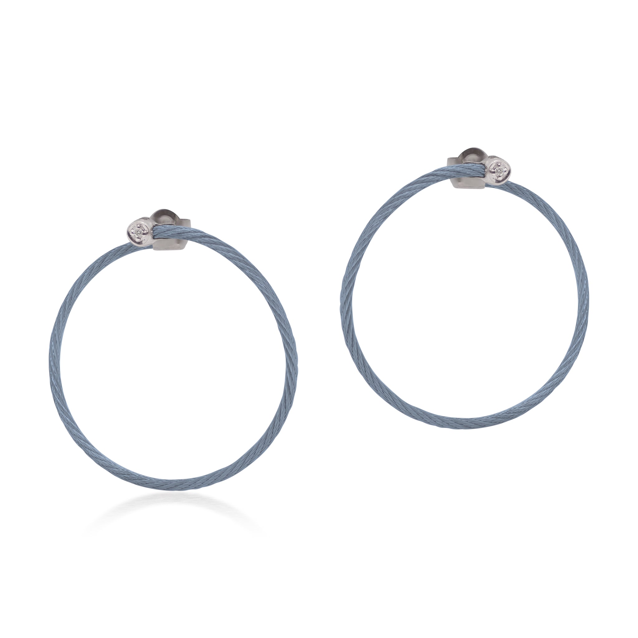 ALOR Front to Back Hoop Earrings