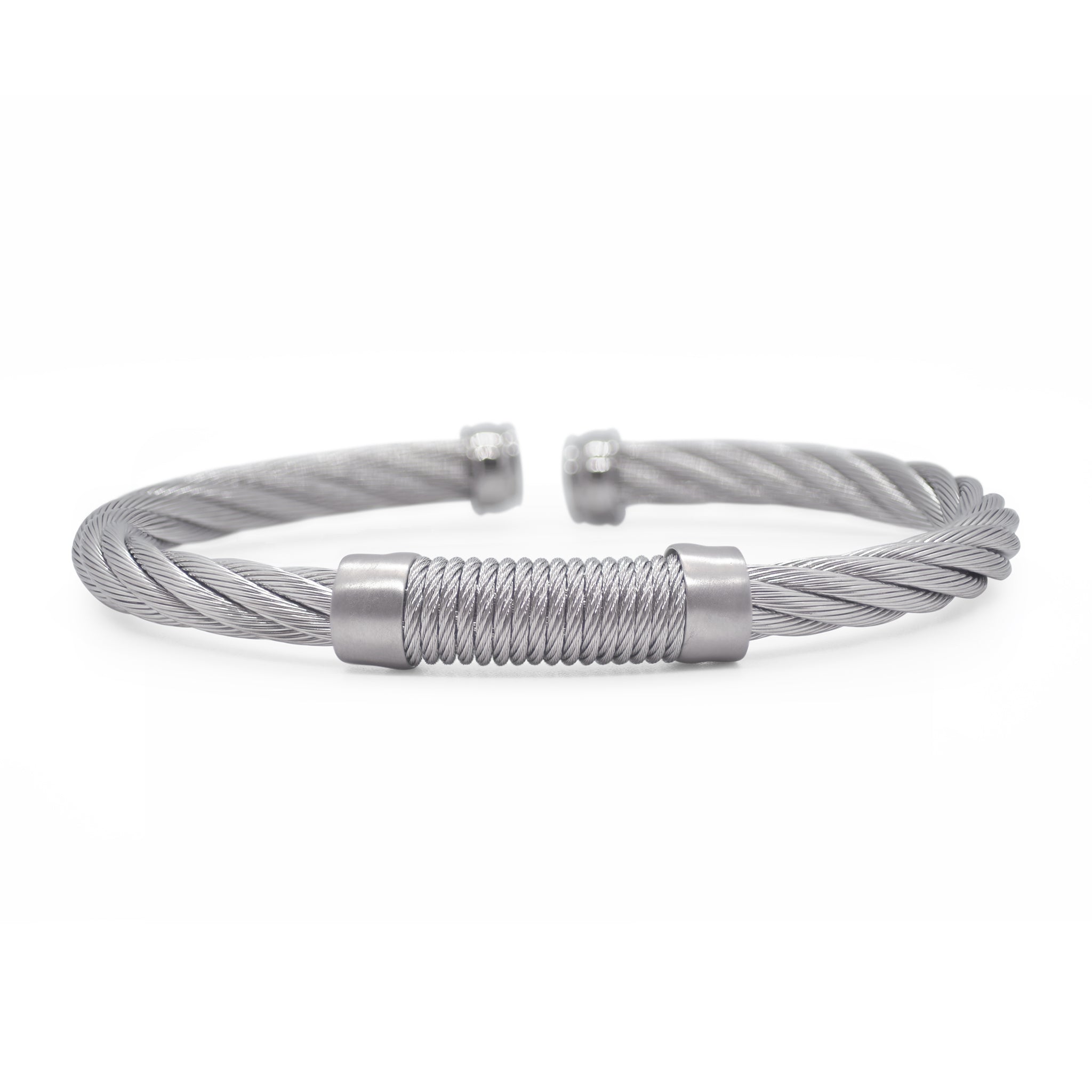 ALOR Men's Twisted Cable Cuff