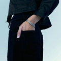 ALOR Men's Slim Triple Station Bracelet