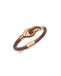 Yellow Larme Braided Leather Bangle