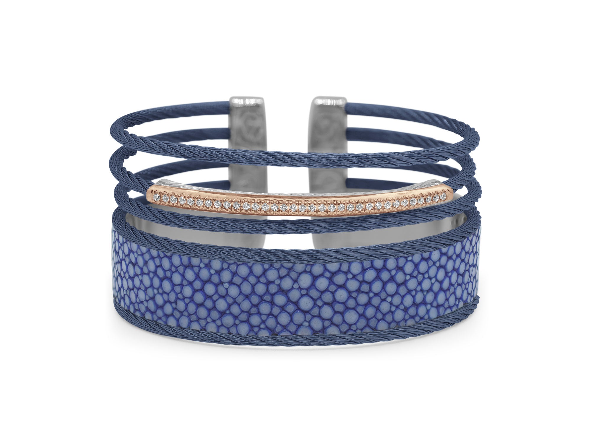 ALOR Multi Strand Cuff Bangle