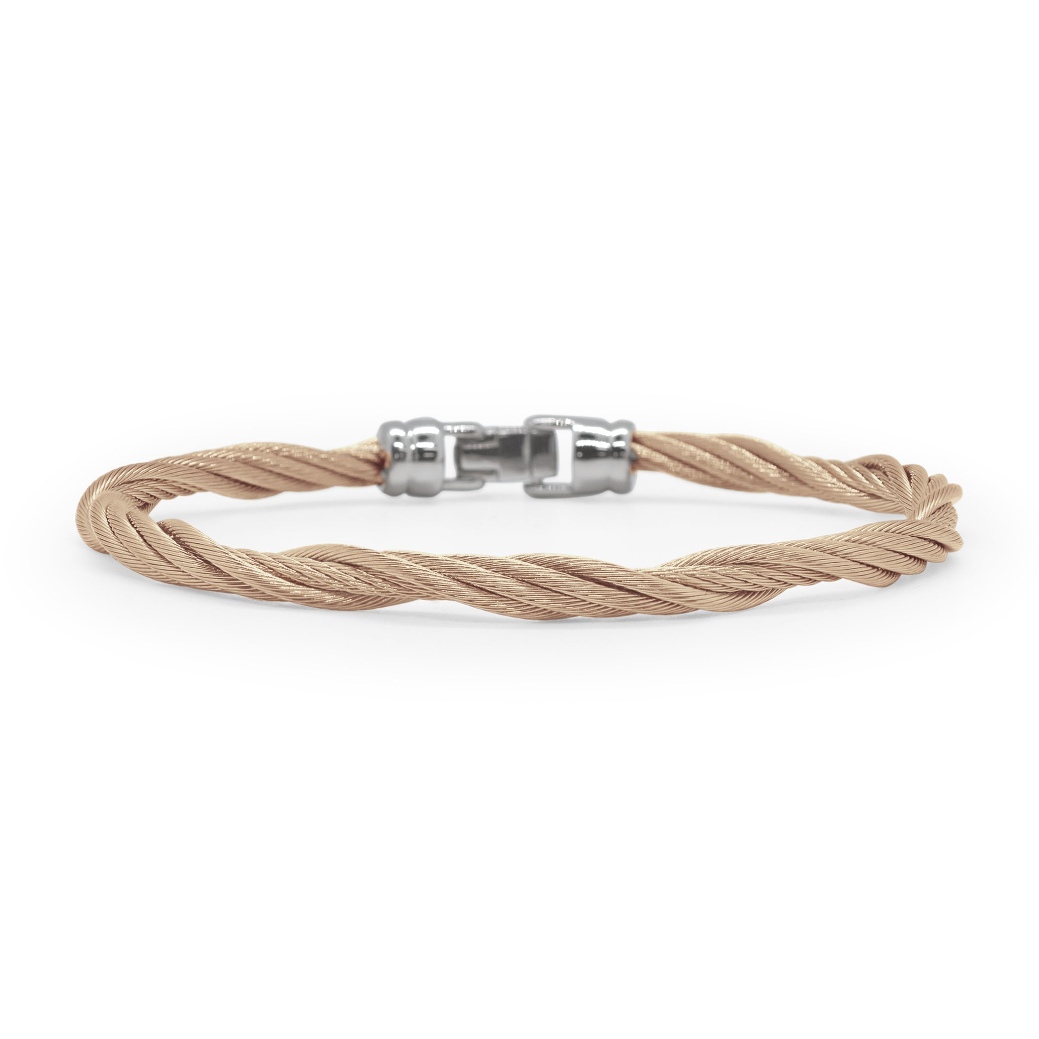 ALOR Modern Twist Stackable Bracelet