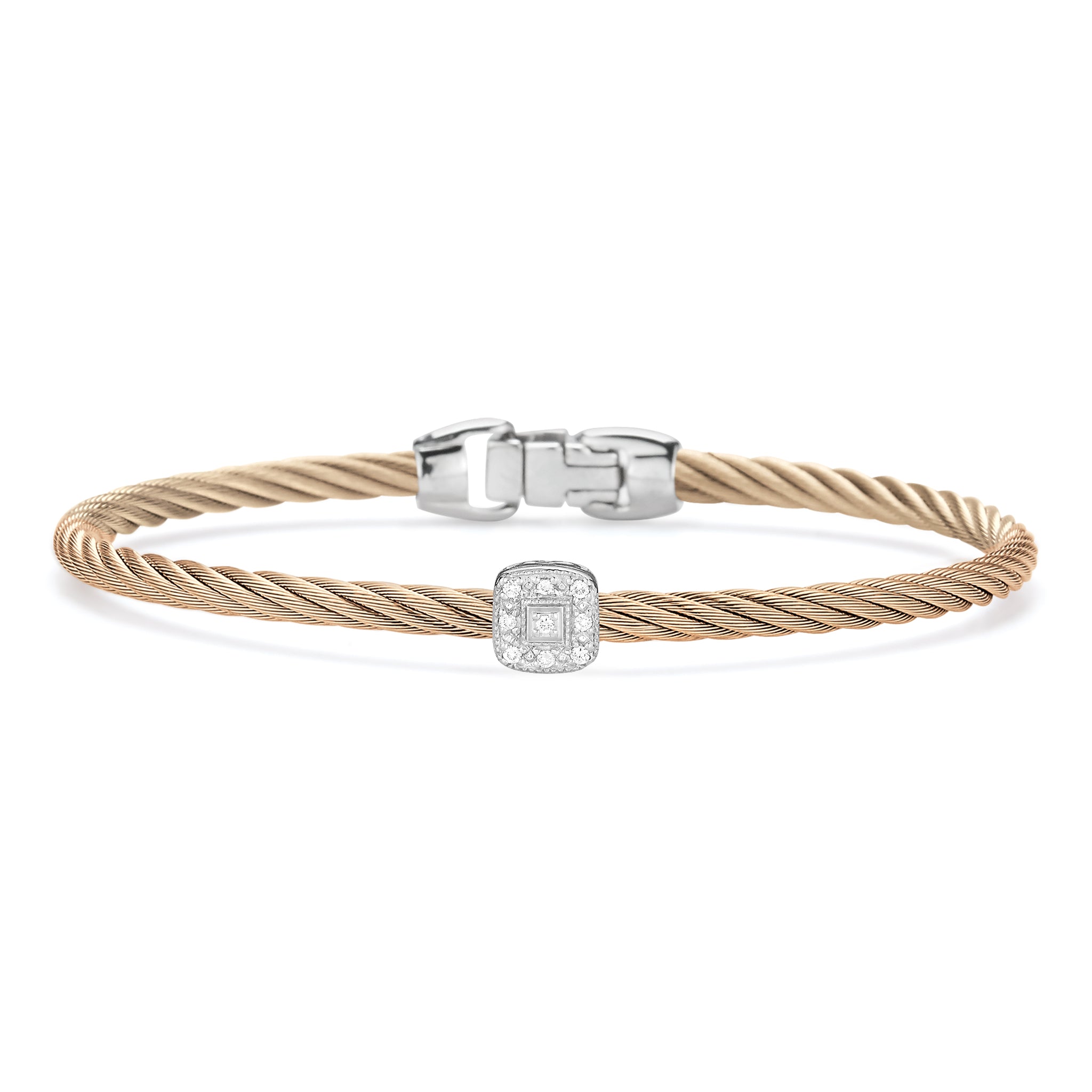 ALOR Single Square Essential Stackable Bracelet