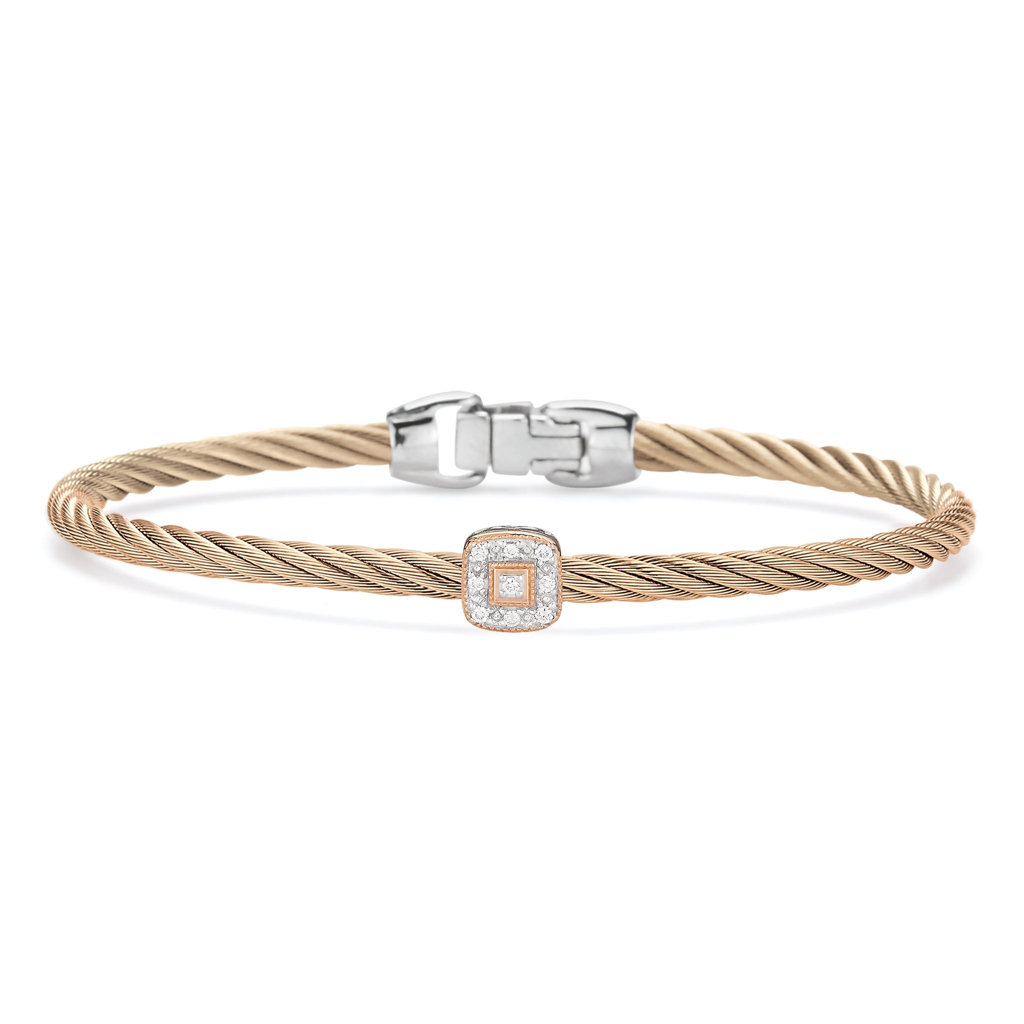 ALOR Single Square Essential Stackable Bracelet