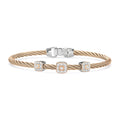 ALOR Triple Square Bracelet