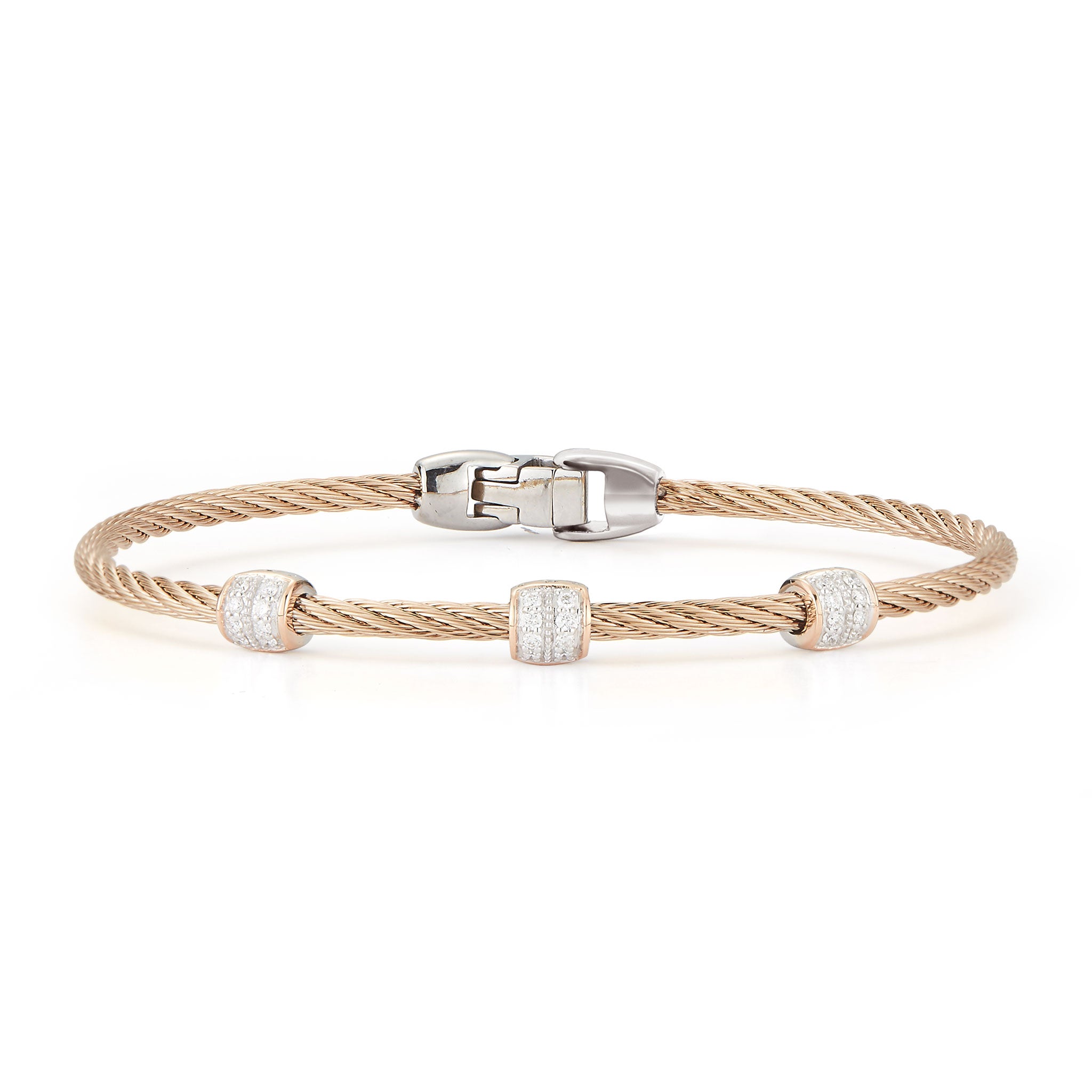 ALOR Triple Barrel Stackable Bracelet