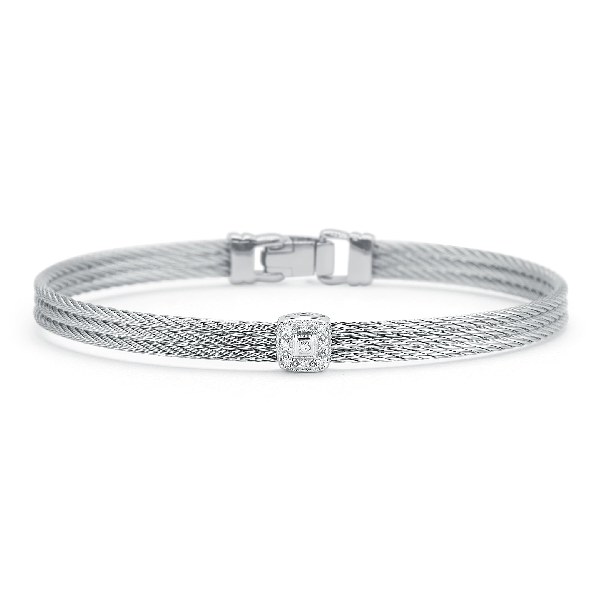 ALOR Single Square Classic Stackable Bracelet